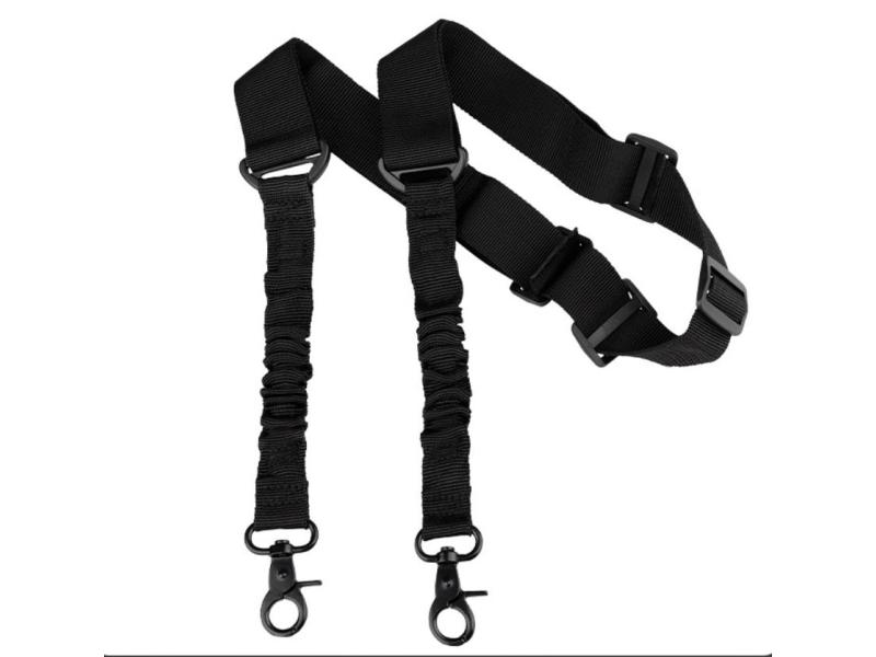 New design military multi-functional tactical gun sling double-point with zinc alloy buckle